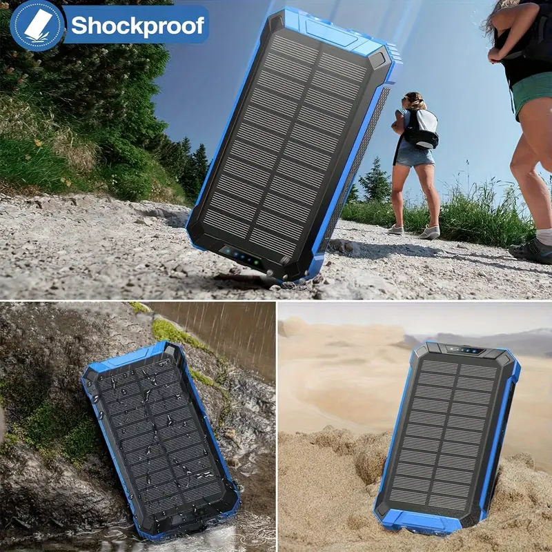 solar powered mobile phone charger led