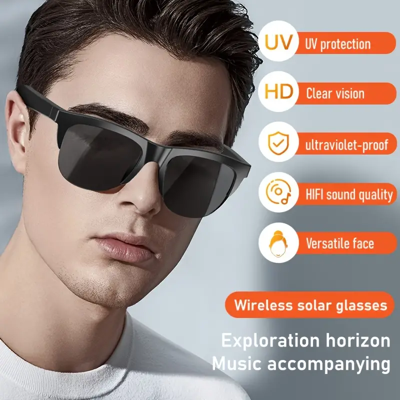 smart wireless headphone sunglasses