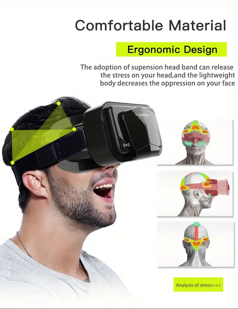 vr headset glasses black