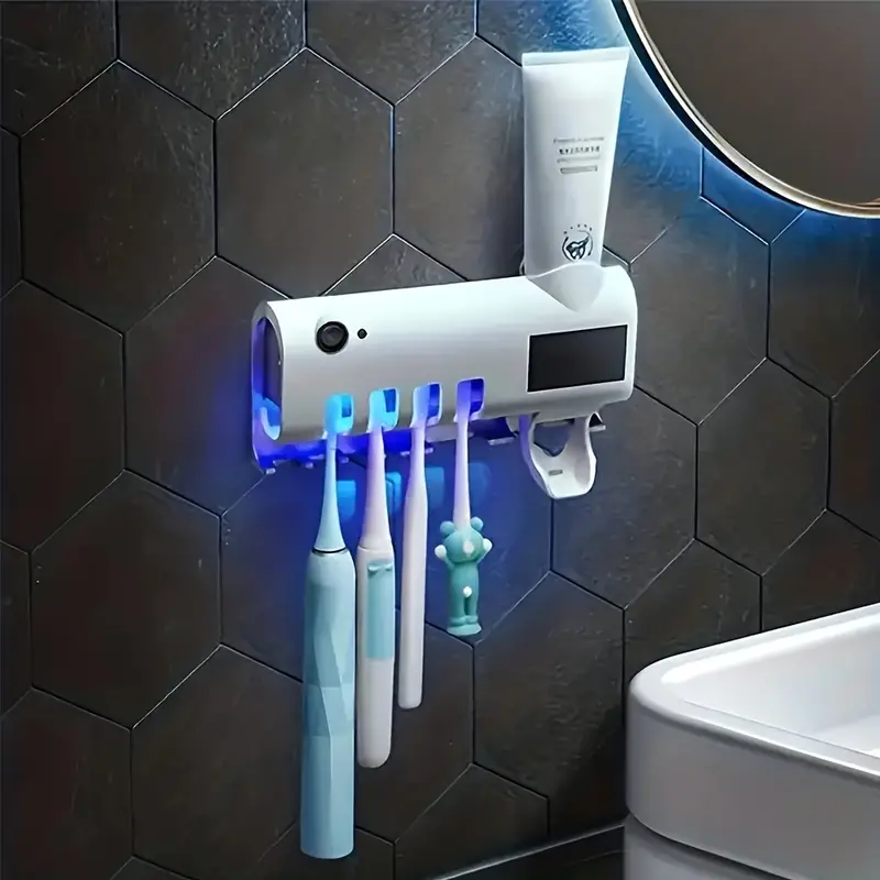 wall mounted toothbrush holder