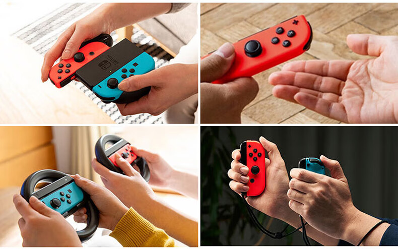 NintendoSwitchHandheldMotionSensingGamingConsoleJapaneseVersionRedAndBlueJoyConControllersBatteryLife4.5to9Hours