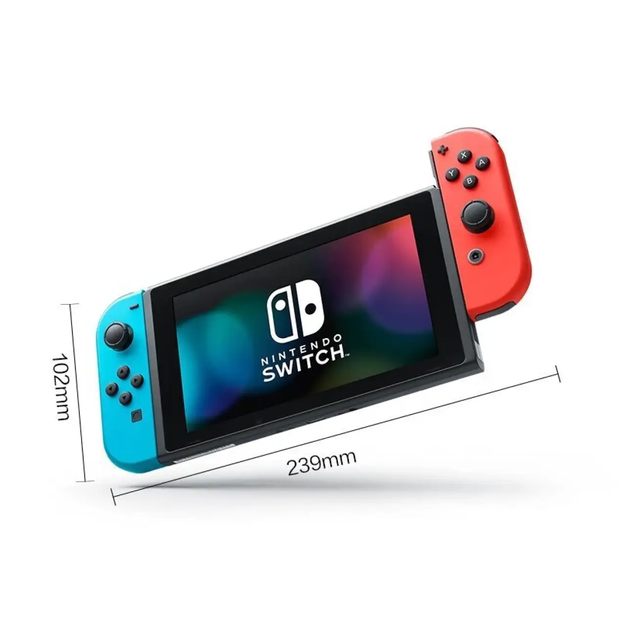 NintendoSwitchHandheldMotionSensingGamingConsoleJapaneseVersionRedAndBlueJoyConControllersBatteryLife4.5to9Hours